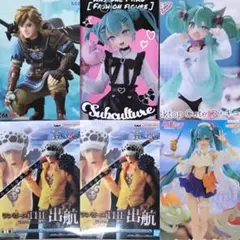 初音ミク ワンピース リンク サブカルチャー プライズフィギュア まとめ売り