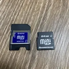 miniSD → SDカード 変換アダプター　miniSD64MB付