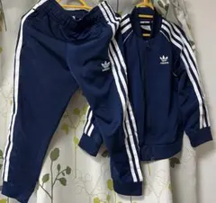 アディダス　SST 上下セット　ジャージ　パンツ　オリジナルス　ネイビー　120