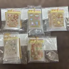 サンリオキャラクターズ　ごほうびシール風　チャーム　5点セット