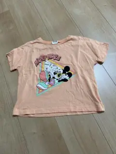 ミッキーマウス Tシャツ オレンジ
