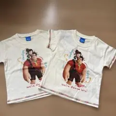 再お値下げ ディズニー シュガーラッシュ Tシャツ 95cm セット 双子コーデ