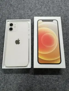 【美品】iPhone12 mini 128GB ホワイト本体　SIMフリー