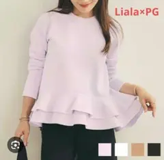 Liala×PG ダブルフリルペプラムニットのサムネイル