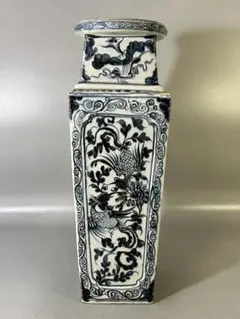 【八福】　中国　清朝　花瓶　一対窓絵　鯉一対　古美術　大清光緒年製 八福】 中国 清朝 花瓶 一対窓絵 鯉一対 古美術 大清光緒年製 - メルカリ