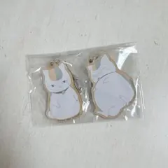 夏目友人帳 ～葉月の記～ アニメイト 購入特典 ニャンコ先生 木製キーホルダー