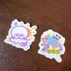 スプラトゥーン3　ステッカーつきリングスナック　ステッカー2枚セット