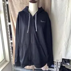Nike ブラック フルジップパーカー