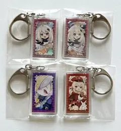 原神　アクリルキーホルダー4点セット　まとめ売り