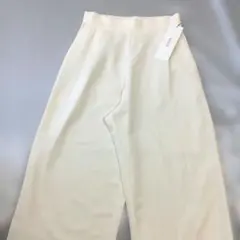 新品未使用品　SOEJU ソージュ　サイドタックワイドパンツ　ホワイト　L