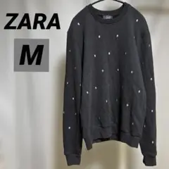 ZARAMAN ドクロスタッズ　トレーナー　サイズ40
