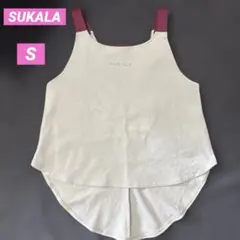 SUKALA】カップ付きフレアタンクトップ ペールイエロー Sサイズ - メルカリ