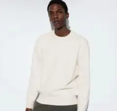 ウォッシャブルストレッチミラノリブクルーネックセーター