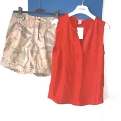 ☆新品未使用品☆JoeSan花柄ハーフパンツ＆ノースリーブシャツセット