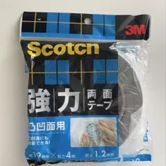 3M Scotch 強力両面テープ 凸凹面用 19mm×4mのサムネイル