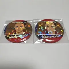 ハイキュー！！ ホログラム缶バッジ 山本猛虎 2個セット