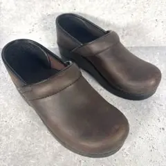 dansko イングリッド 37 アンティークブラウン サボサンダル - メルカリ