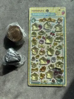 正規品　ポムポムプリン BONBON DROP シール キャンメイクガチャガチャ