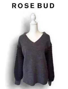 ROSE BUD♡ローズバッド♡袖ボリューム ニット セーター