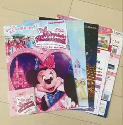 ミニーのファンダーランド 卒業しない旅行 ステッカー シール チラシセット大阪駅