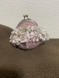 ハンドメイド　がま口ポーチ　小さめ