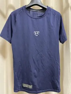 アンダーアーマー　アンダーシャツ UNDER ARMOUR 半袖 ネイビー　野球