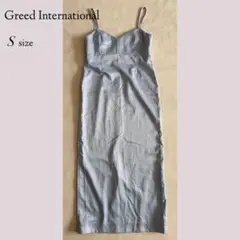 ★Greed International ヴィンテージピュアサテン ドレス Sのサムネイル