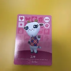 ユキ amiiboカード どうぶつの森 242