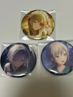 プロセカ　グリッター缶バッジ　日野森志歩