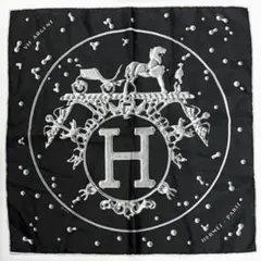 HERMESエルメス カレ ガヴロッシュ レ・クレ 鍵キーモチーフシルク