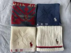 Polo Ralph Lauren タオルハンカチ 4枚セット