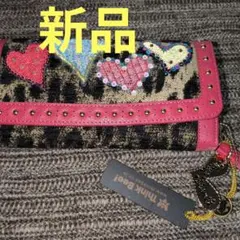 Tink Bee ヒョウ柄 ハート刺繍 長財布のサムネイル