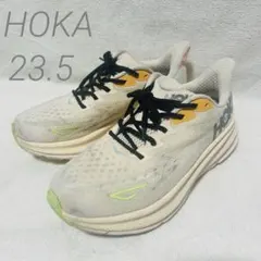 HOKA ONE ONE クリフトン9 WIDE 23.5cm ホカ　幅広　白