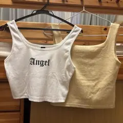 クロップド丈 タンクトップ セット売り GU SHEIN S