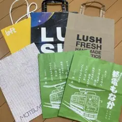 未使用　ショップ袋 6枚セット