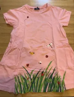 ワンピース ピンク 女の子 半袖 Tシャツのサムネイル