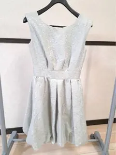 【極美品】ROYAL PARTY ふくれジャガードワンピース ミント 1