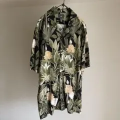 H&M エイチアンドエム　アロハシャツ　レーヨン　Lのサムネイル