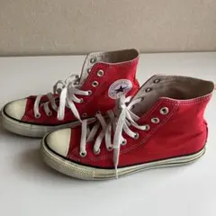 Converse All Star ハイカットスニーカー レッド　25cm