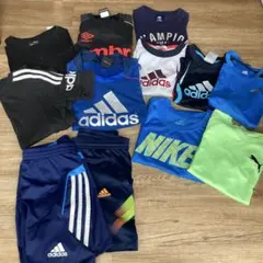 アディダス　ナイキ　プーマTシャツ120 130トレーニングウェア　ハーフパンツ