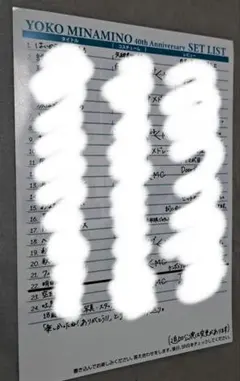 南野陽子　SETLIST　40周年アニバーサリー