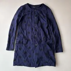 Y's ネイビードット　ノーカラージャケットのサムネイル
