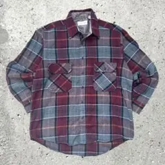 90s Sears Roebuck シアーズ・ローバック フランネルシャツXLのサムネイル