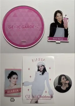 GENIC 金谷鞠亜　アクスタ他セット　缶バッジ　ポストカード　なまけもの 2026年最新】genic アクスタの人気アイテム - メルカリ
