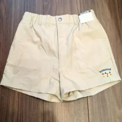 【新品タグ付】ミキハウス　ズボン　ショートパンツ　ゴム　140日本製 チノ