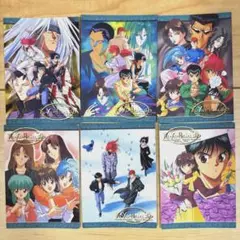 幽遊白書　パーフェクトコレクション　テレビジョンリストカード 第二版　6枚