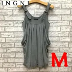 美品 INGNI イング チュニック ノースリーブレディース M グレー