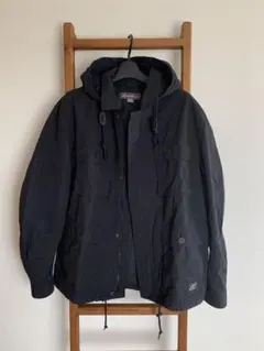 【美品】エディーバウアー マウンテンパーカー 黒 M 400480 フード着脱可