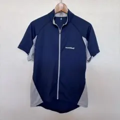 美品　モンベル　サイクールハーフスリーブ　ジップシャツ　メンズ　Lのサムネイル
