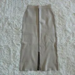 ROPE PICNIC ロペピクニック　ニット　スカート　ロング　スリット　38